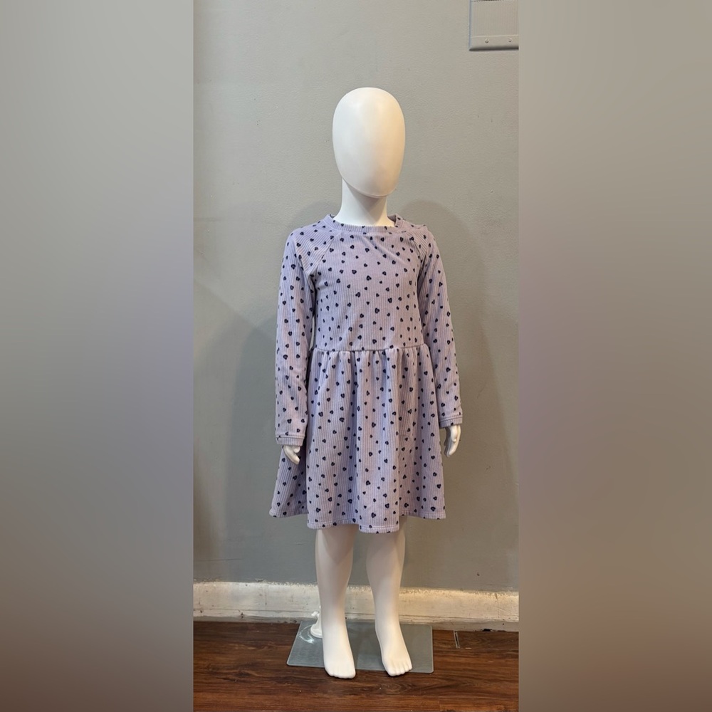 Jumping Beans Long Sleeve Velvet Dress